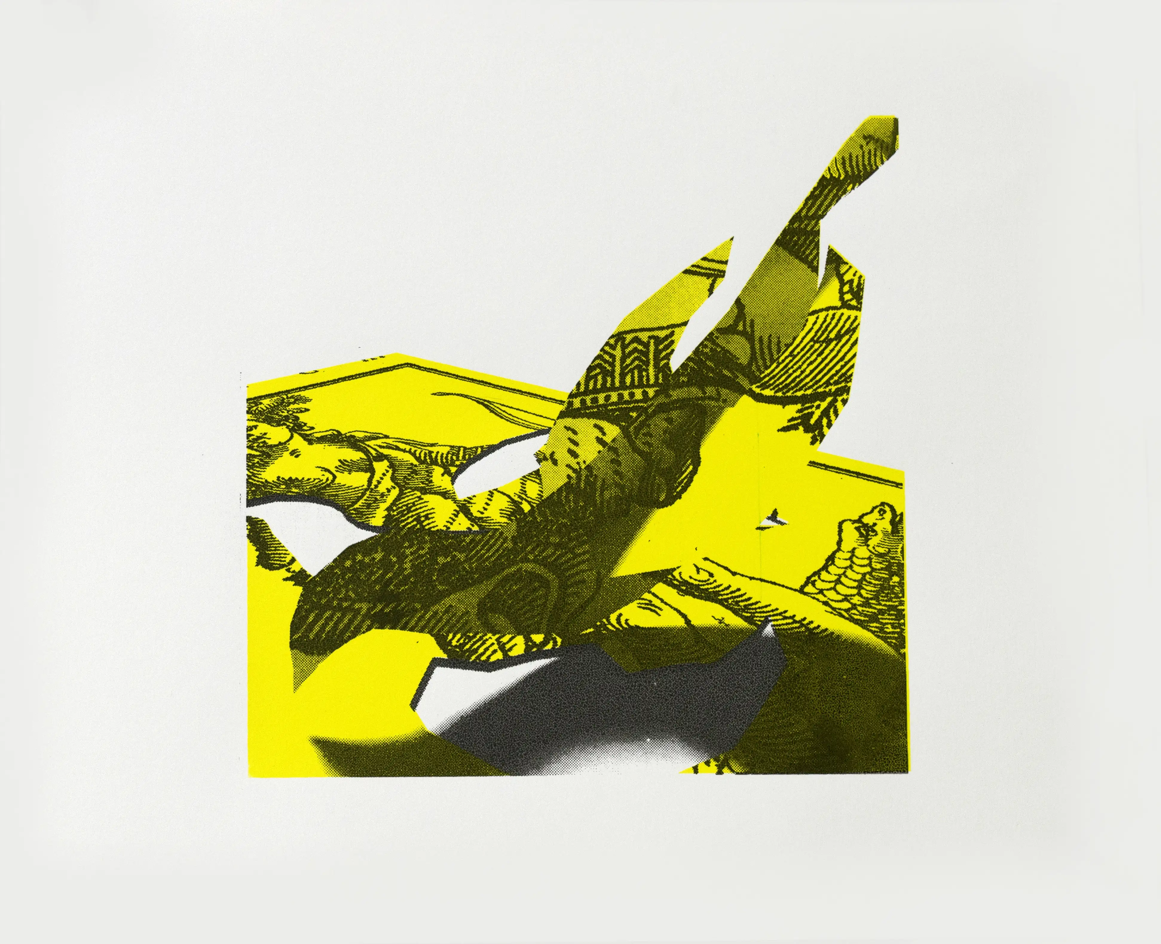 A silkscreen print.