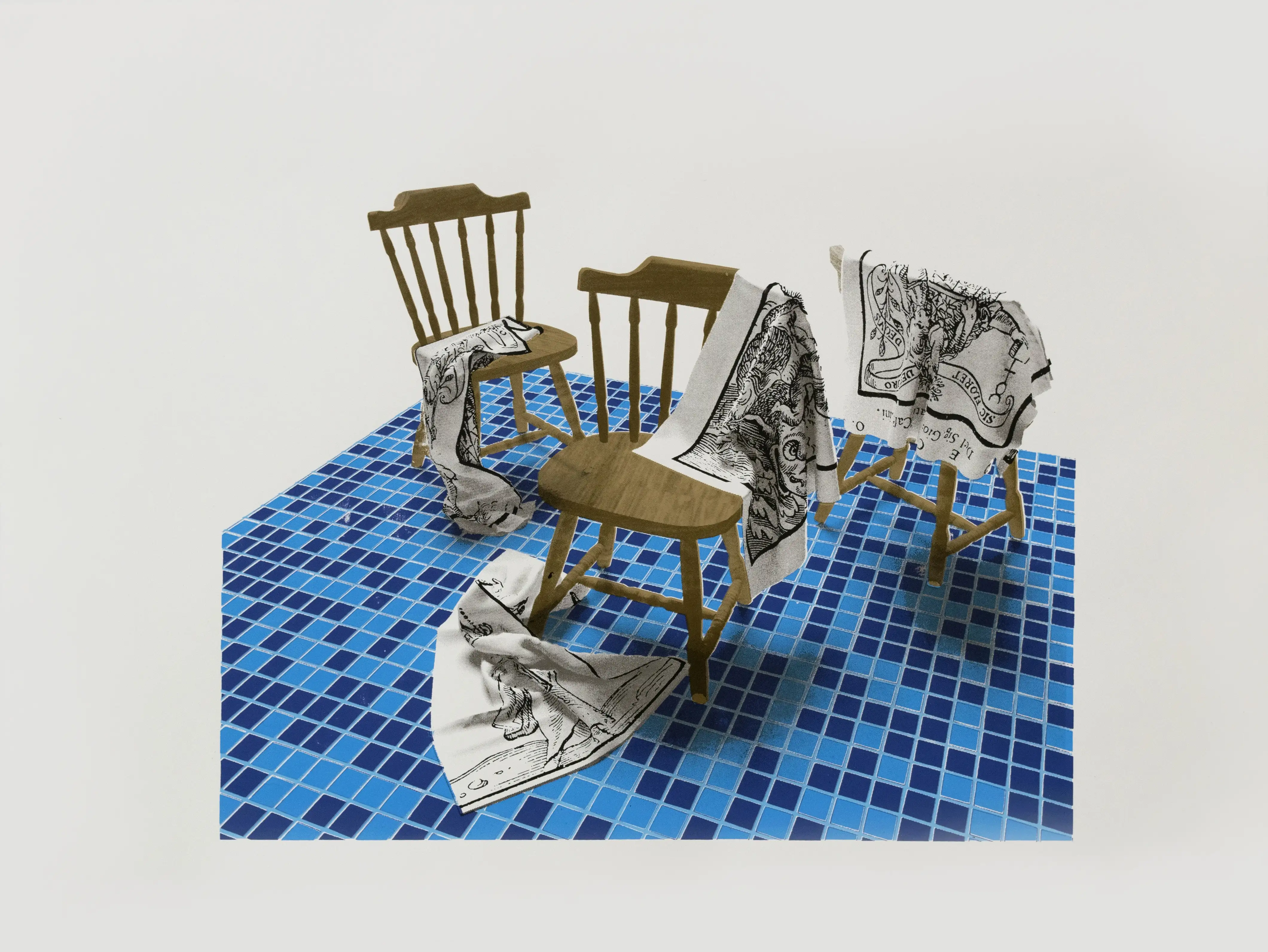 A silkscreen print.