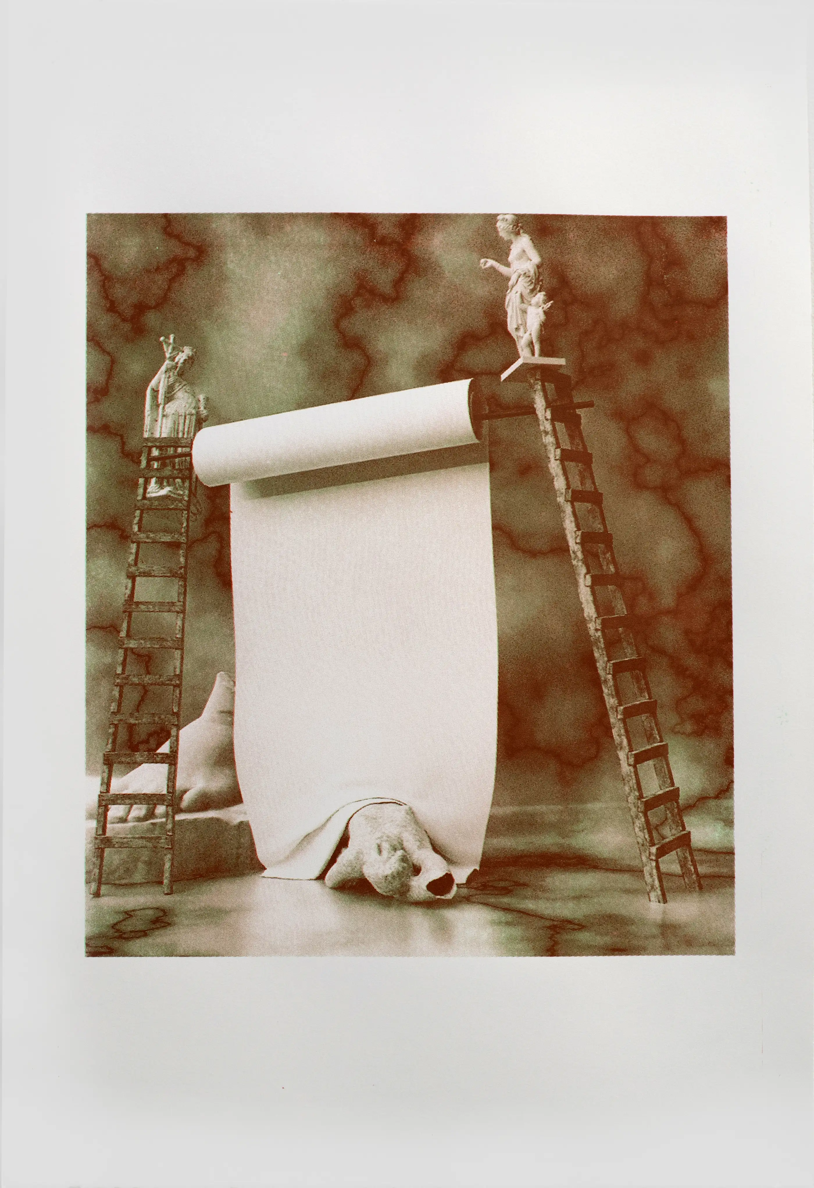 A silkscreen print.