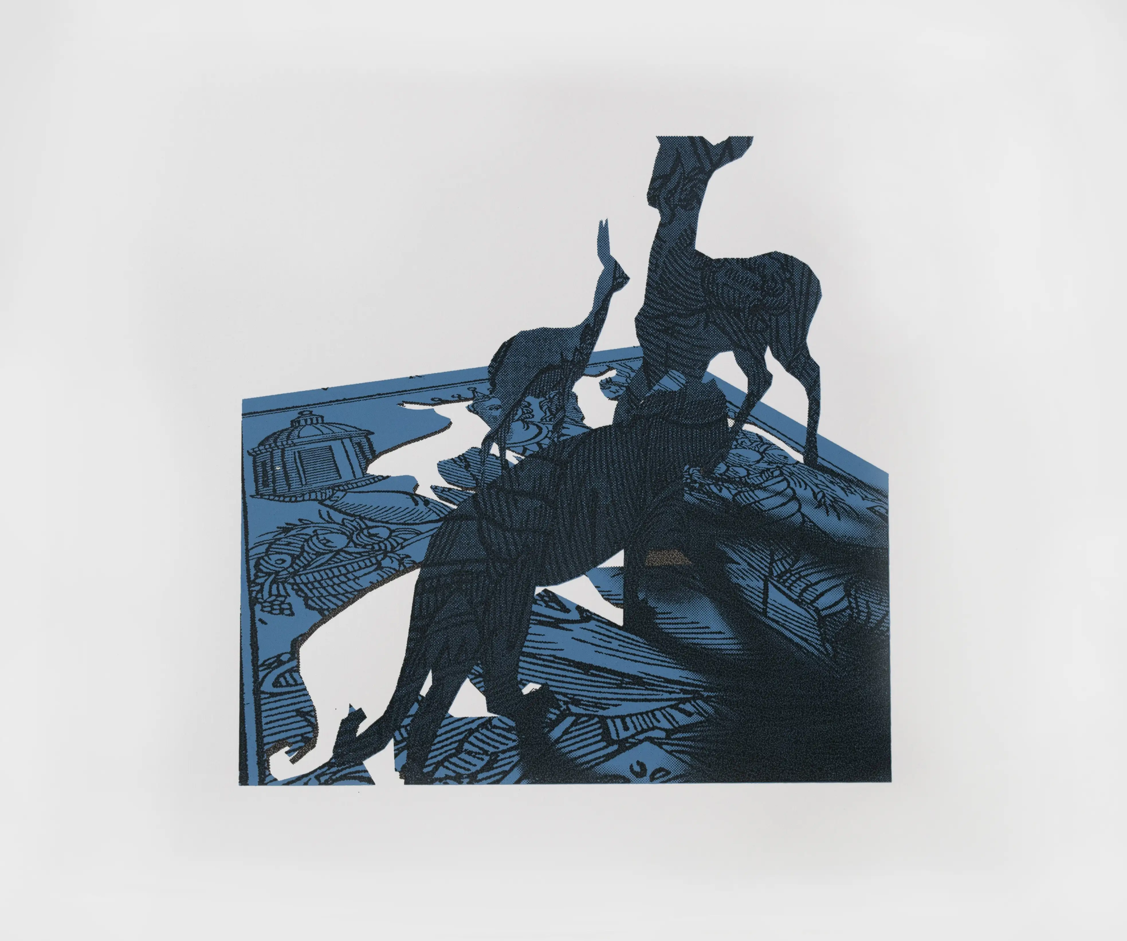 A silkscreen print.